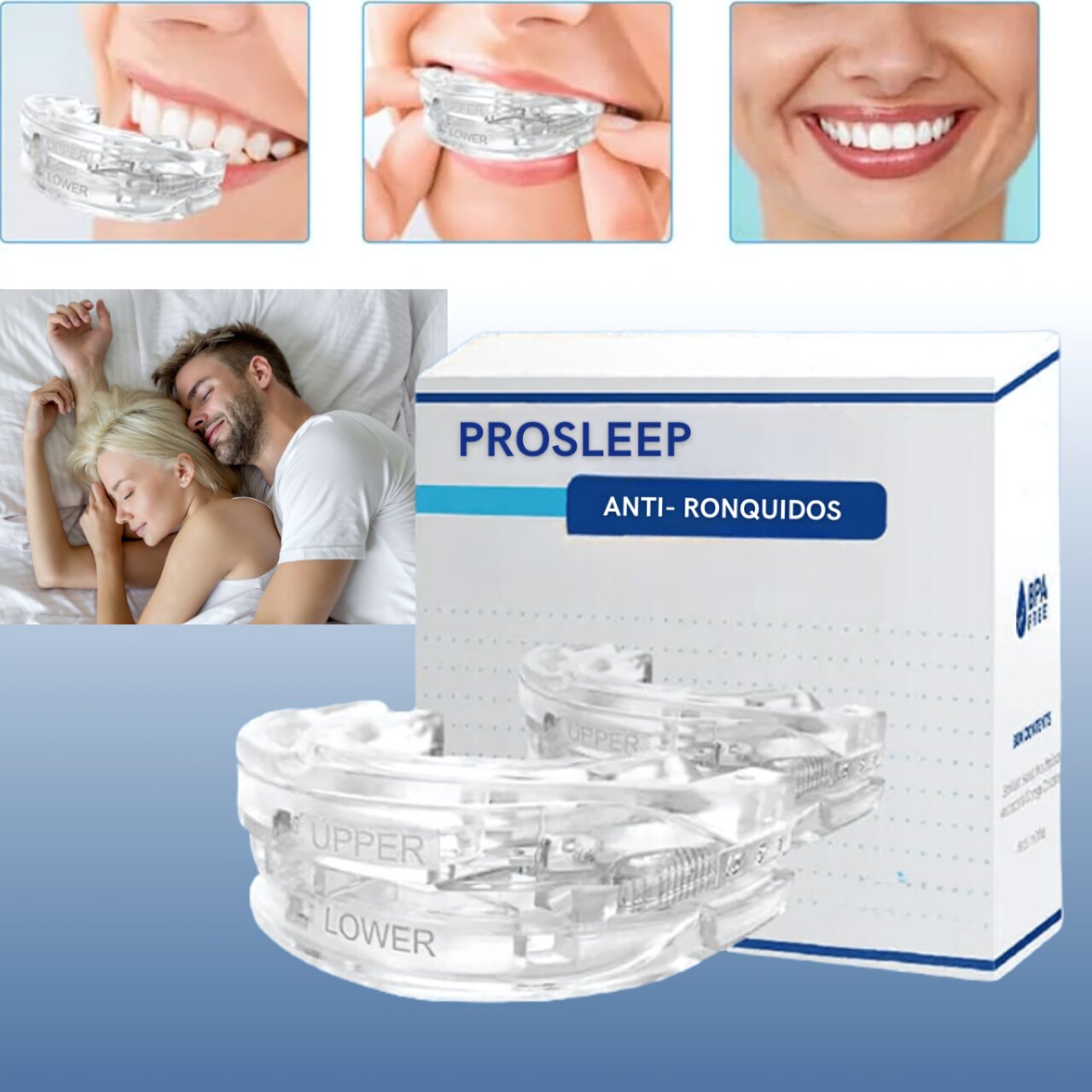 PROTETOR BUCAL ANTI-RONCO - PROSLEEP™