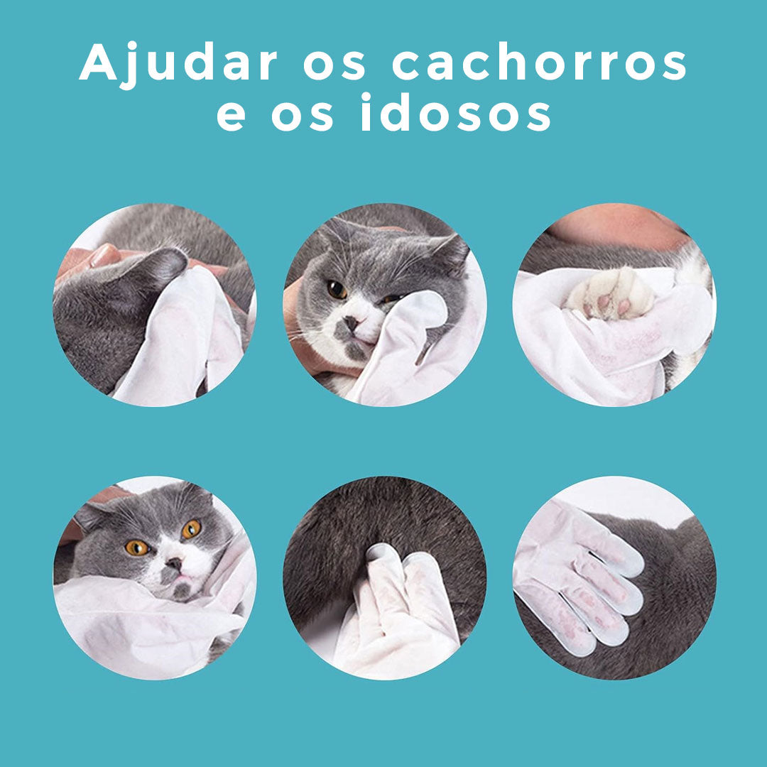 Luvas de Banho a Seco CleanPet™
