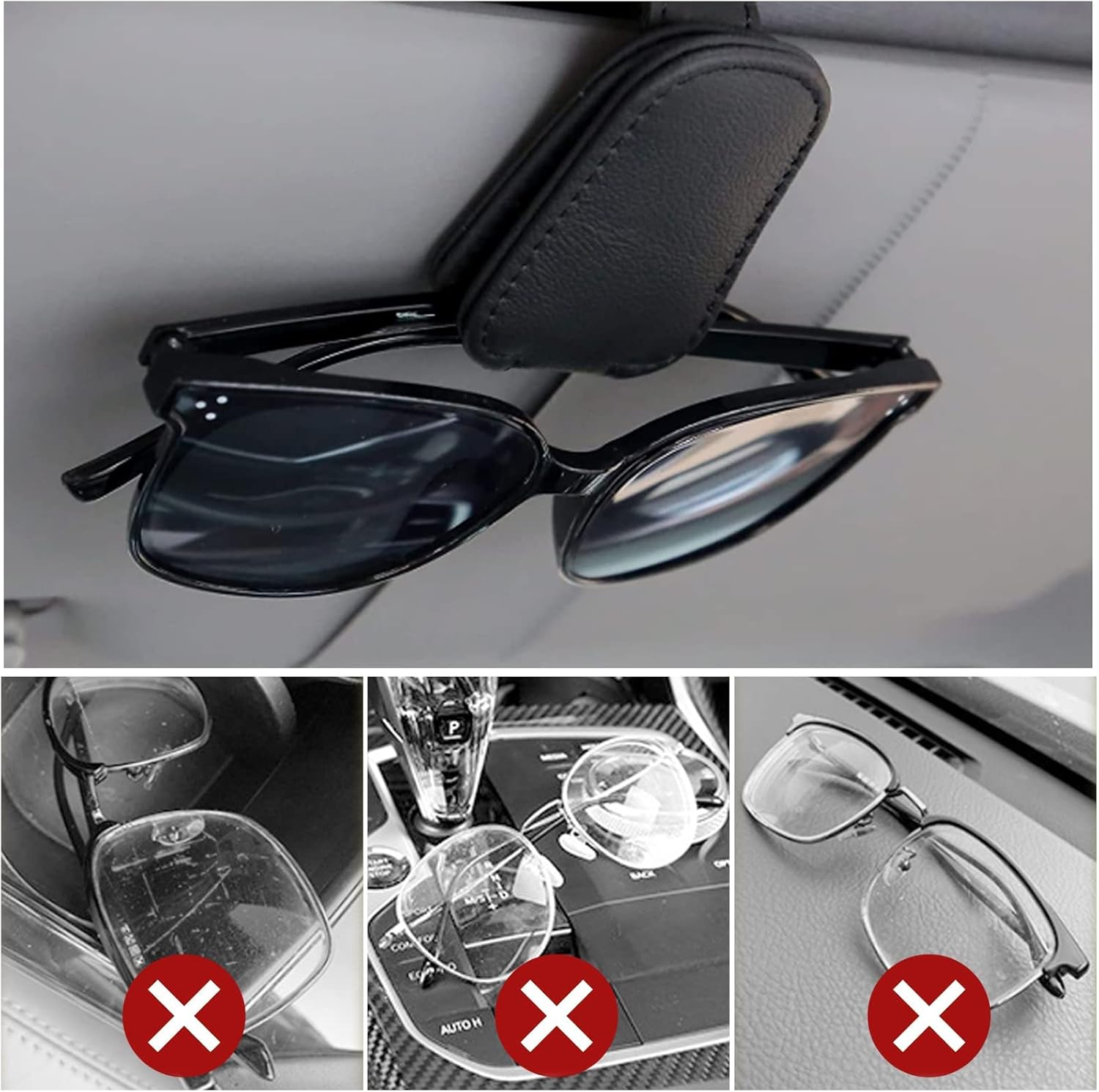 SUPORTE DE ÓCULOS PARA O CARRO - CARGRIP™