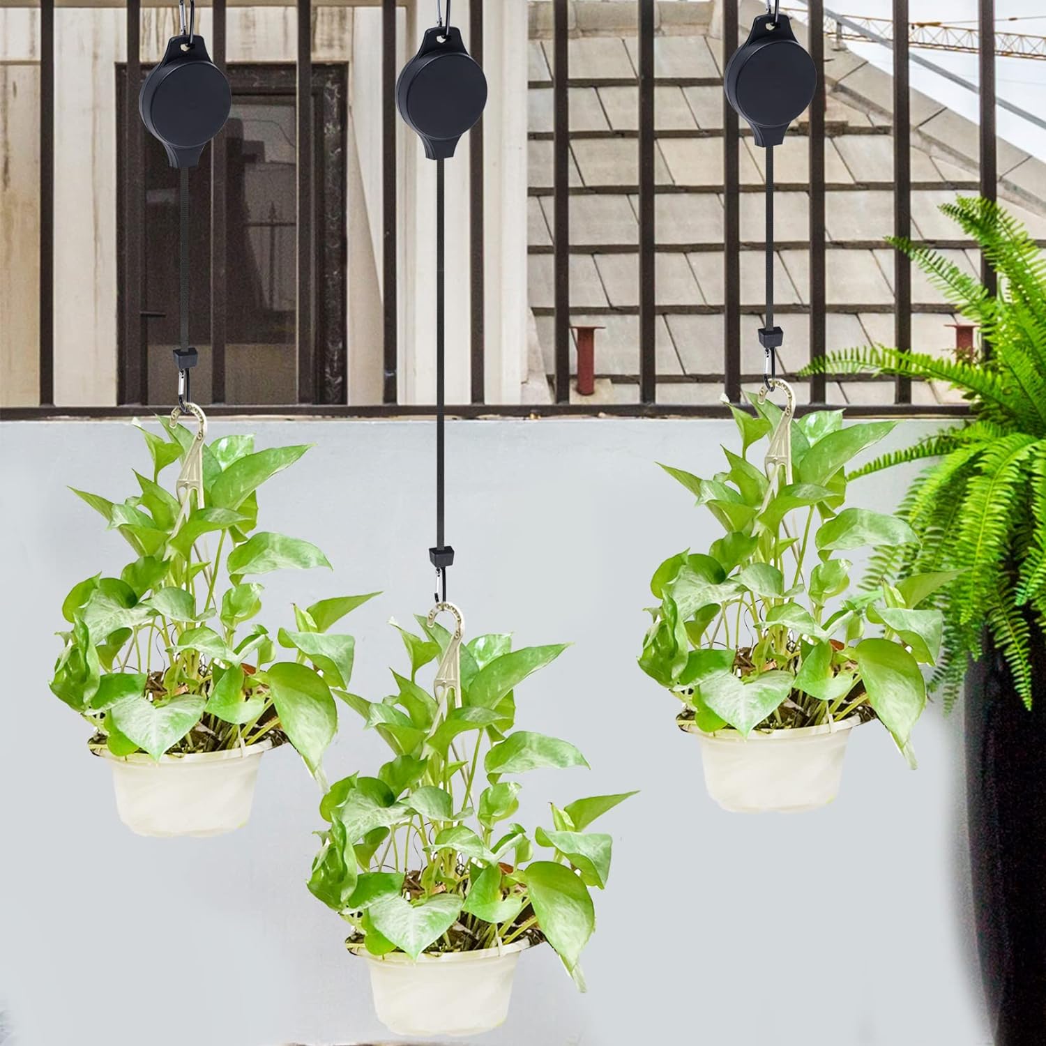 GANCHO RETRÁCTIL AJUSTÁVEL PARA PLANTAS - GREENGRIP™
