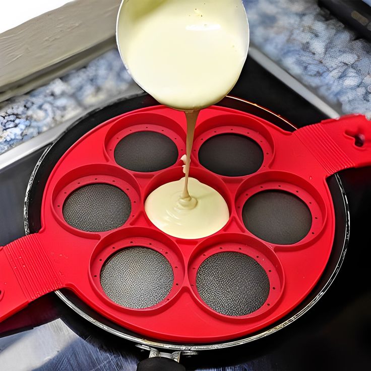 MOLDE DE SILICONE ANTIADERENTE PARA PANQUECAS - FLORAMOLD™