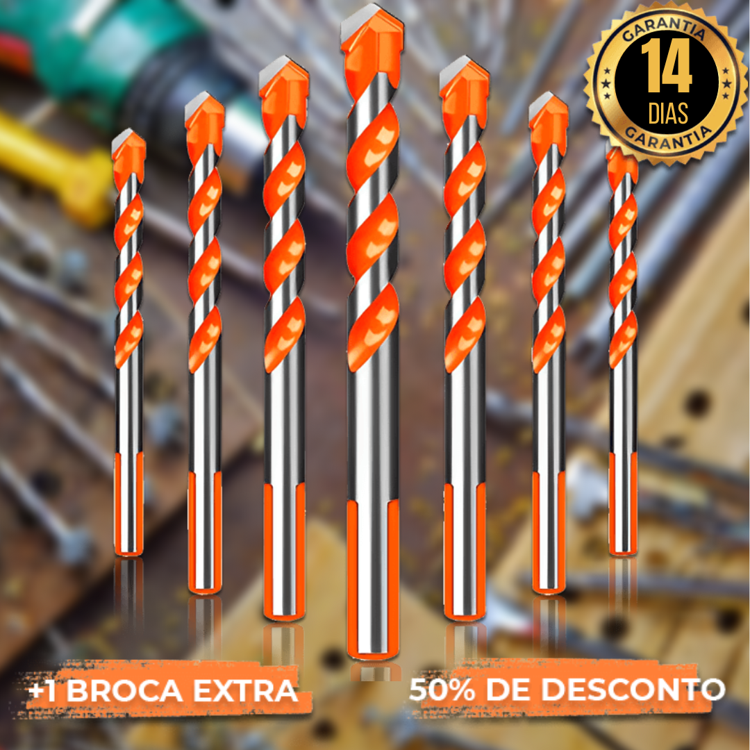 KIT PROFISSIONAL DE BROCAS MULTI SUPERFÍCIE - BROCKY™ – Terramenta.eu ...