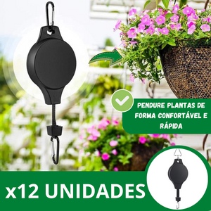 GANCHO RETRÁCTIL AJUSTÁVEL PARA PLANTAS - GREENGRIP™