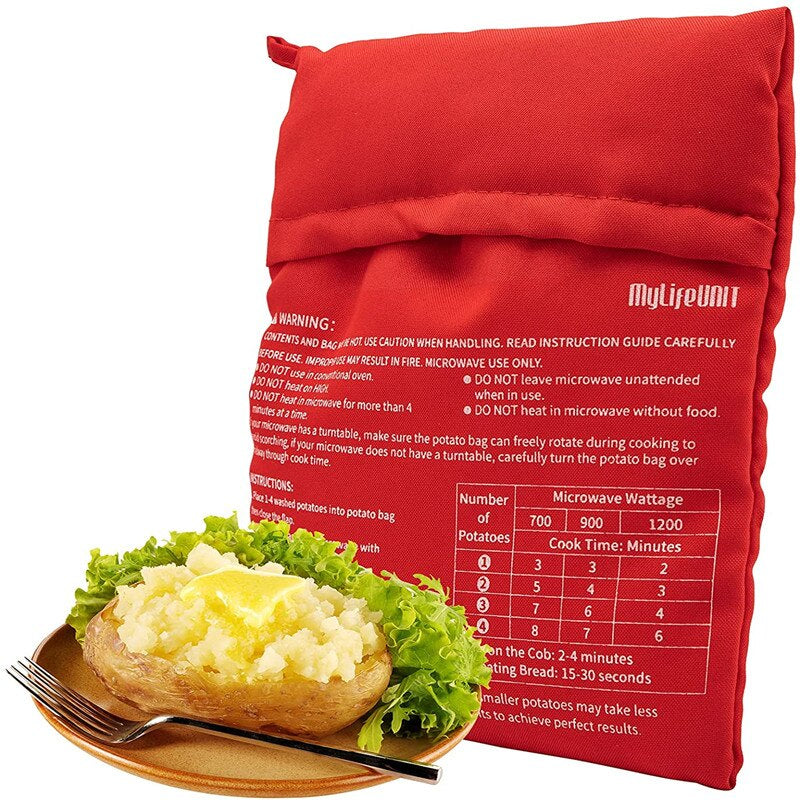SACO PARA COZER BATATAS NO MICROONDAS - BAKEBUDDY™