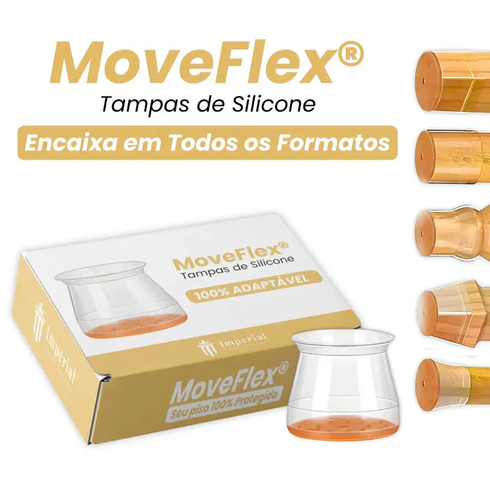 MOVEFLEX™ – TAMPA DE SILICONE PARA PÉS DE MÓVEIS (PROTEGE CONTRA RISCO ...