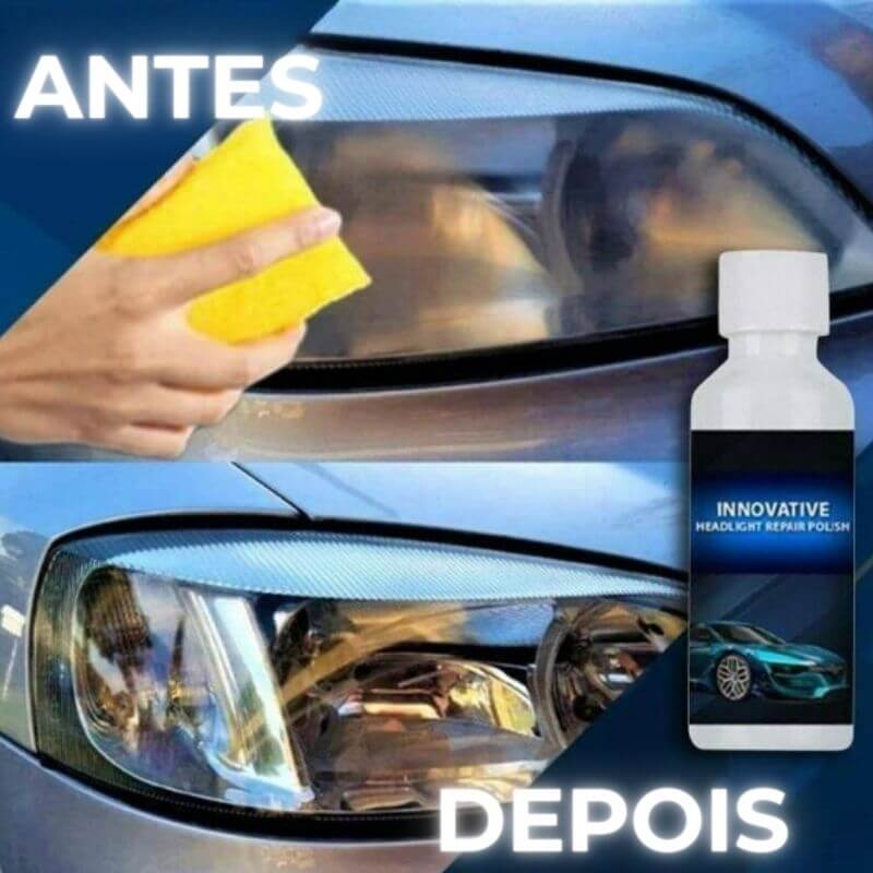 KIT de Reparação de Arranhões para Faróis de Automóveis - LensPro™