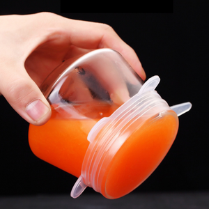 PACOTE DE 6 UNIDADES DE TAMPAS DE SILICONE REUTILIZÁVEIS - PLASTICFREE™
