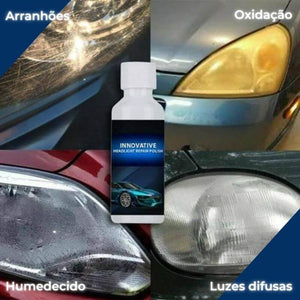 KIT de Reparação de Arranhões para Faróis de Automóveis - LensPro™