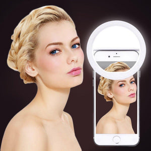 MINI ANEL LUMINOSO PARA SELFIES - SELFIE LIGHT™
