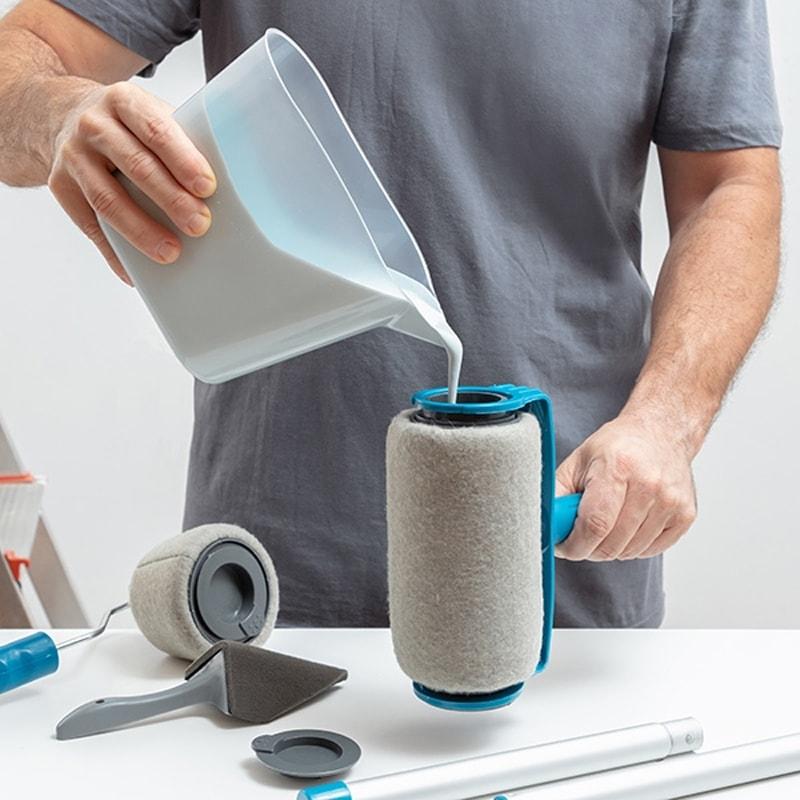 CONJUNTO ROLOS DE PINTURA RECARREGÁVEIS ANTI-GOTAS Paint Master®