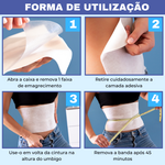 EMPLASTROS DE EMAGRECIMENTO ABDOMINAL COM EXTRATOS NATURAIS SLYBELL