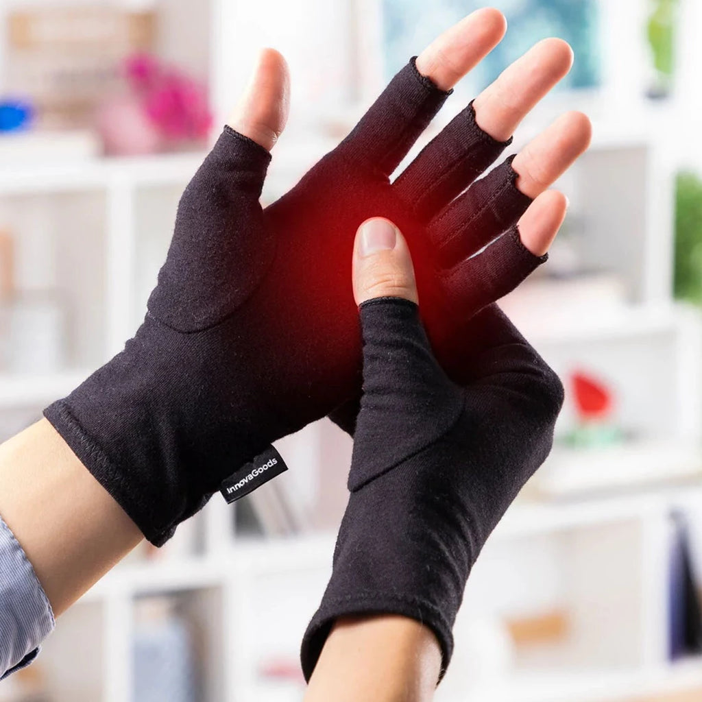 LUVAS DE COMPRESSÃO PARA ALIVIAR A DOR CONTRA A ARTRITE 2 UNIDADES- COMPRESS HAND PRO™