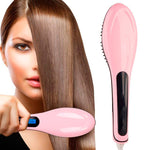 ESCOVA DE ALISAMENTO DE CABELO 2 EM 1  ALISADOR - MAGIC BRUSH™