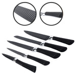 CONJUNTO DE FACAS NAMIUTSU BLACK SHARKSWISS™  (6 PEÇAS)