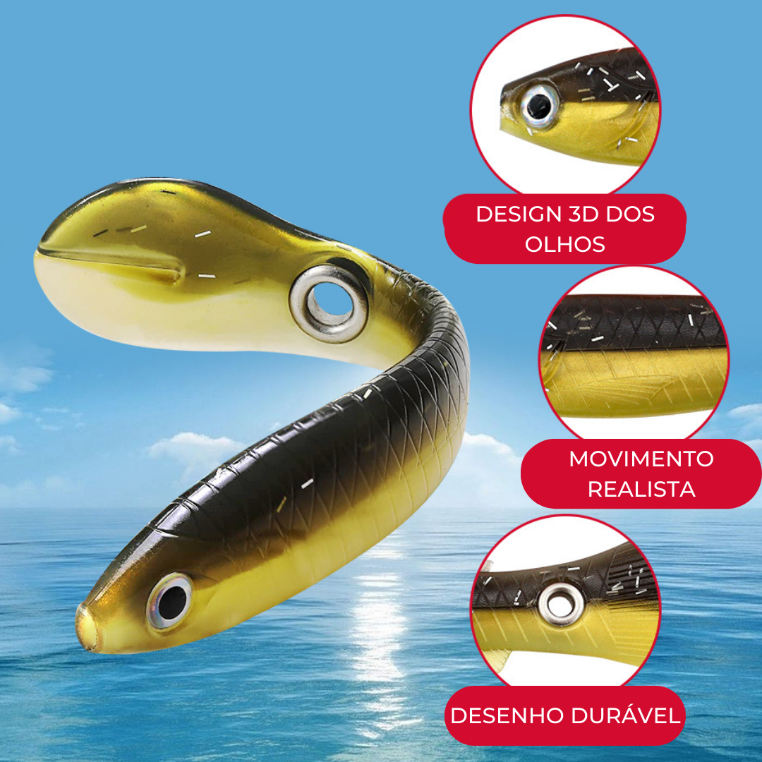 PACOTE DE 5 UNIDADES DE ISCAS BIÓNICAS - LUREFISH™