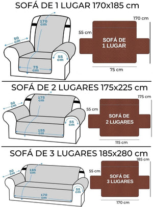 COBERTURA DO SOFÁ À PROVA DE ÁGUA - SOFREE™