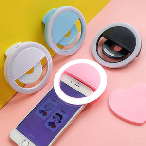 MINI ANEL LUMINOSO PARA SELFIES - SELFIE LIGHT™