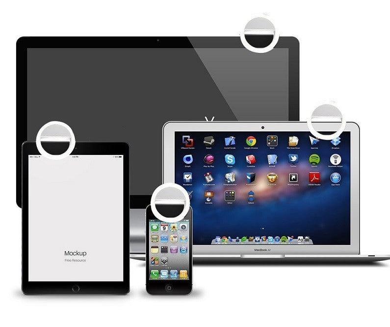 MINI ANEL LUMINOSO PARA SELFIES - SELFIE LIGHT™
