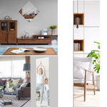 PACOTE DE ESPELHOS ADESIVOS RETANGULARES FLEXÍVEIS - MIRROR GLASS™