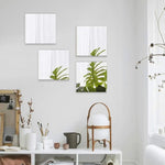PACOTE DE ESPELHOS ADESIVOS RETANGULARES FLEXÍVEIS - MIRROR GLASS™