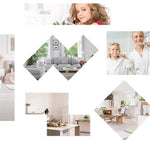 PACOTE DE ESPELHOS ADESIVOS RETANGULARES FLEXÍVEIS - MIRROR GLASS™