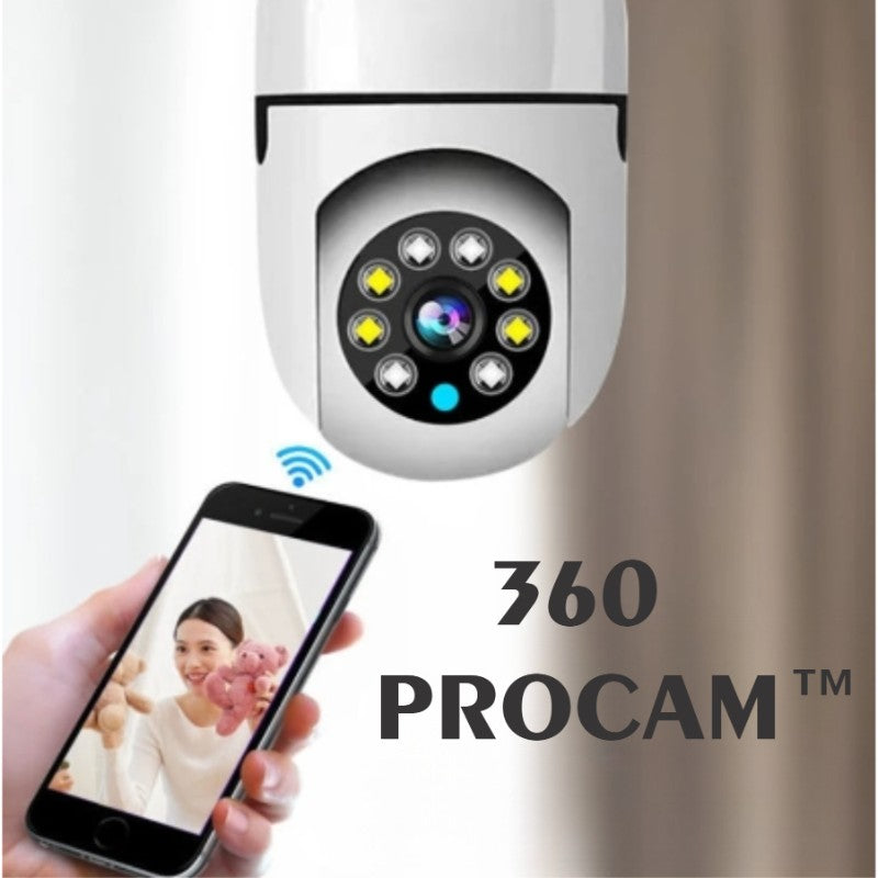 CÂMERA DE VIGILÂNCIA 360º - PROCAM™