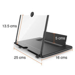 AMPLIFICADOR DE TELA PORTÁTIL PARA CELULAR 23x12,5cm - MAXISCREEN®