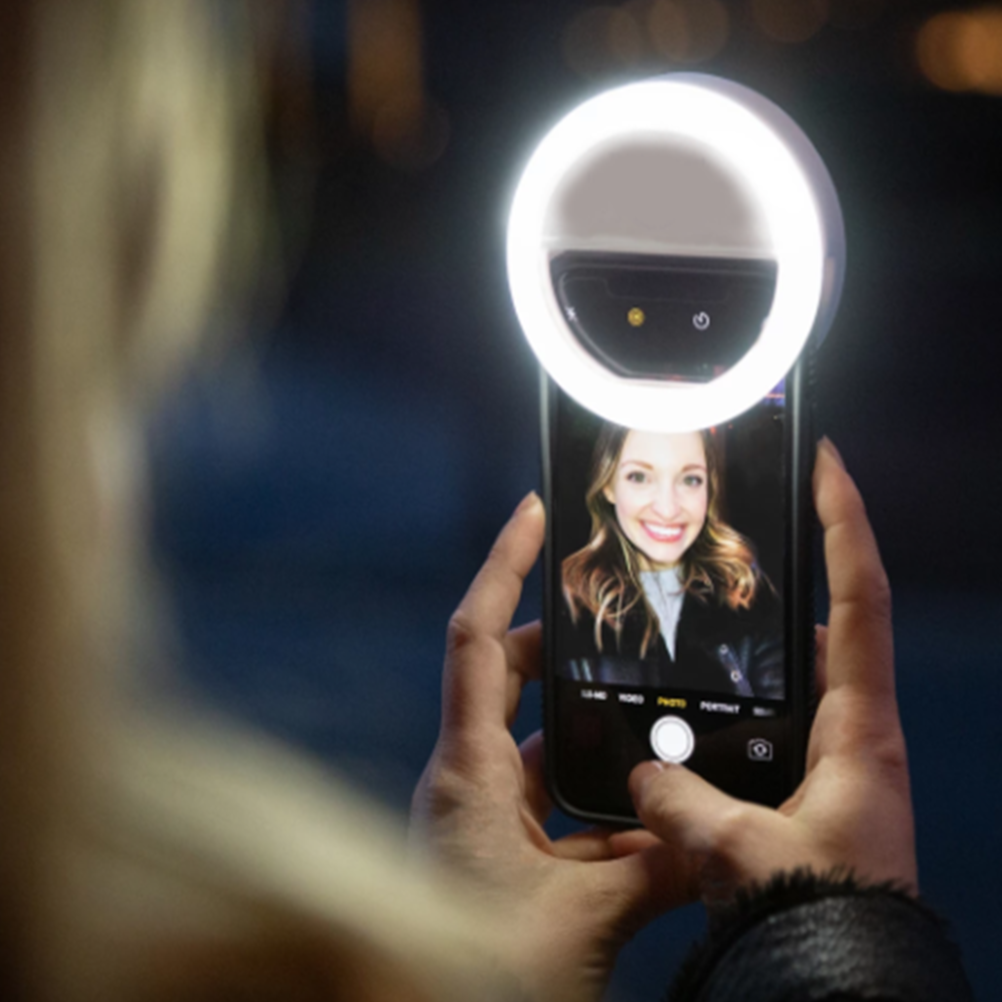 MINI ANEL LUMINOSO PARA SELFIES - SELFIE LIGHT™
