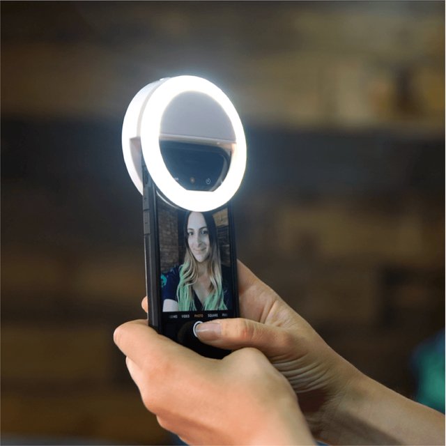 MINI ANEL LUMINOSO PARA SELFIES - SELFIE LIGHT™